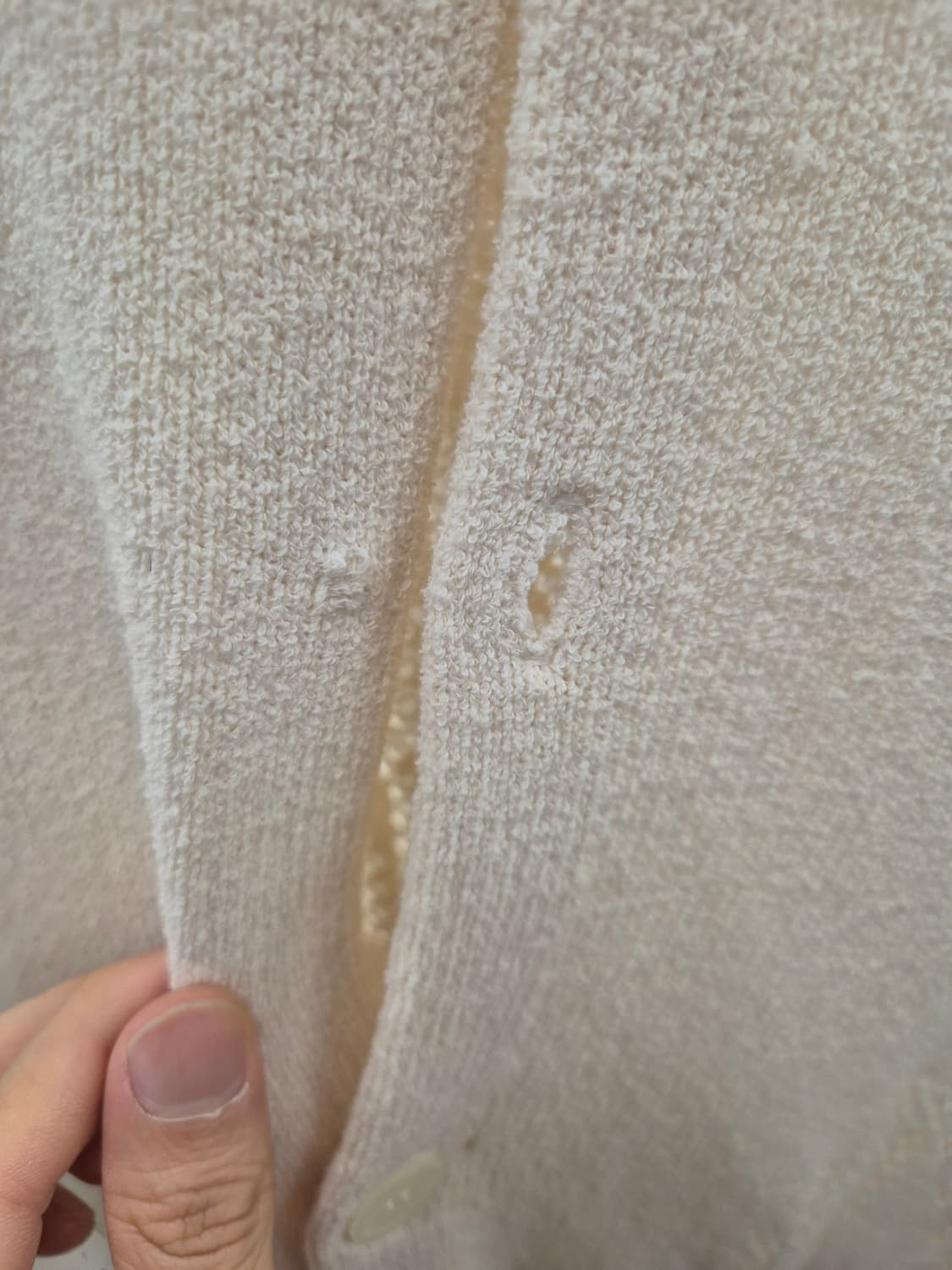 토니웩 펀칭 니트 가디건 L 상품이미지9