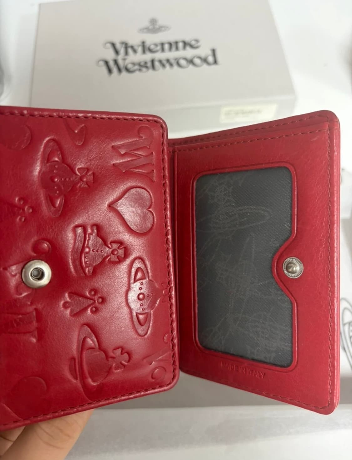비비안 웨스트우드 퍼스 트라이폴드 미니 지갑 상품이미지2