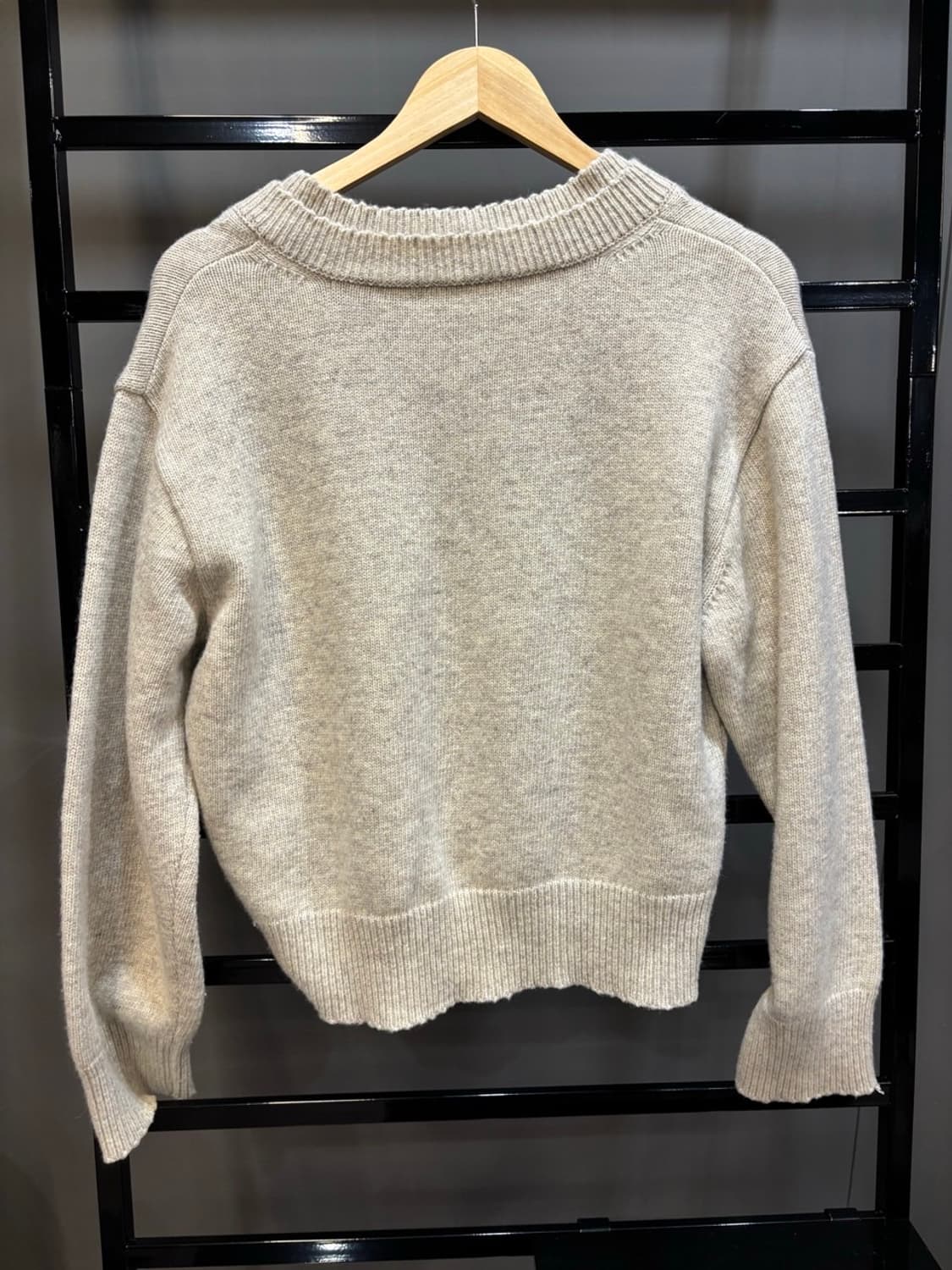 (F)틸아이다이 더블넥 캐시미어 니트 상품이미지4