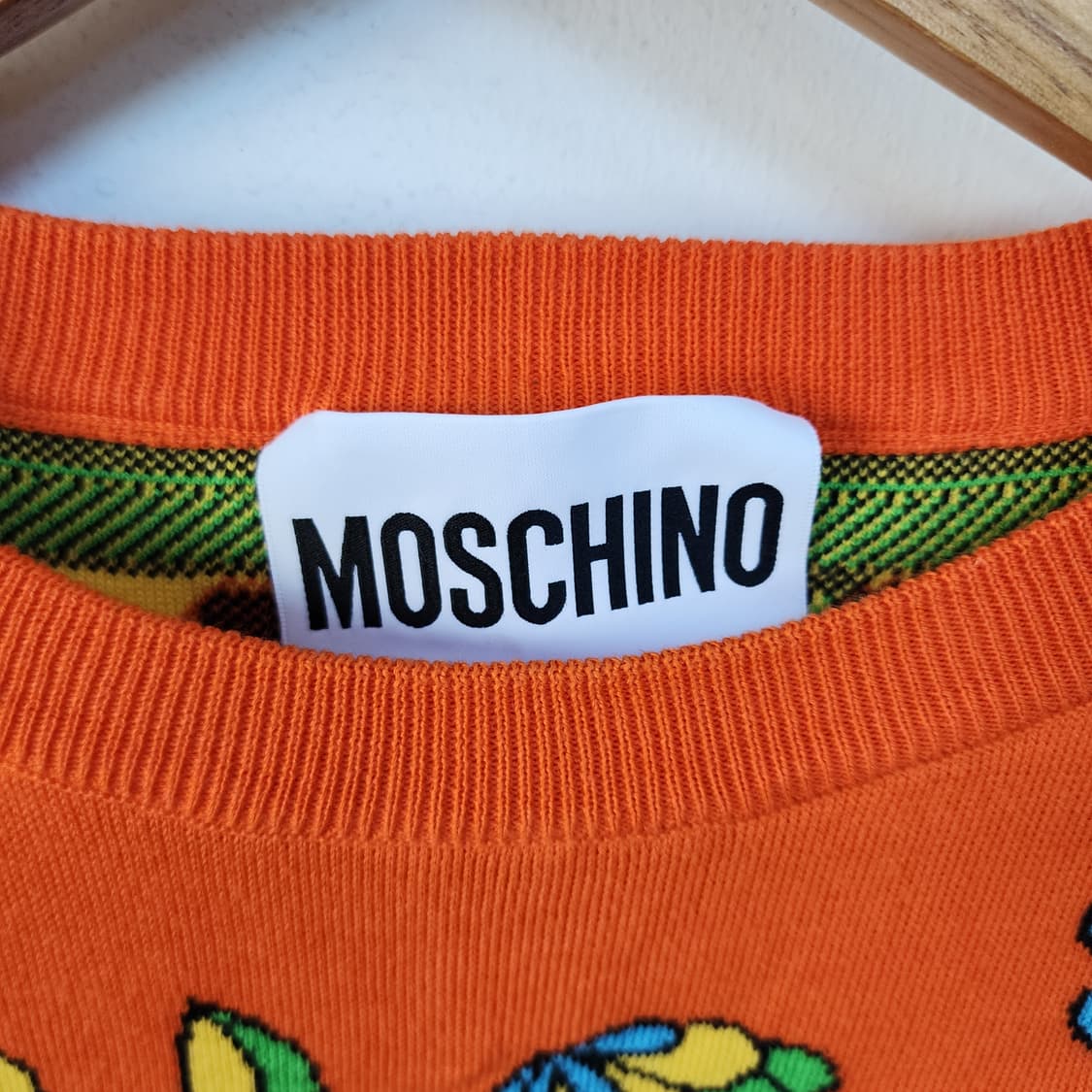 모스키노 오렌지 코튼 니트 상품이미지2
