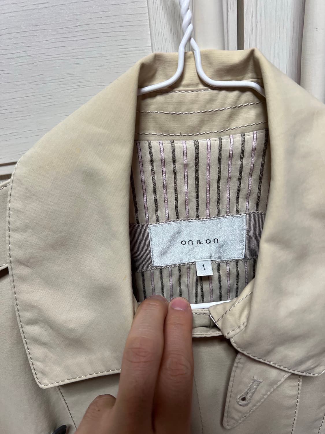 온앤온 여성 트렌치 코트 1사이즈 상품이미지2