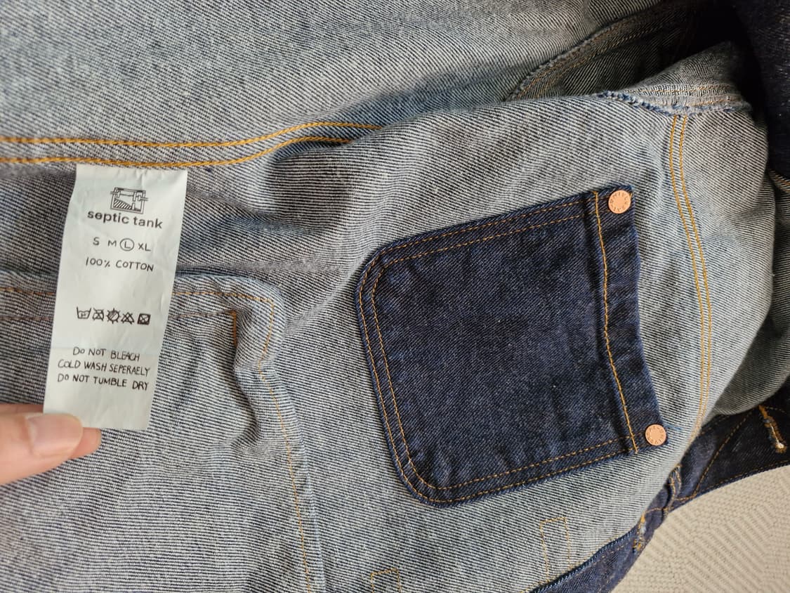 셉틱탱크 쿠로키 오가닉 코튼 트러커 L  상품이미지8