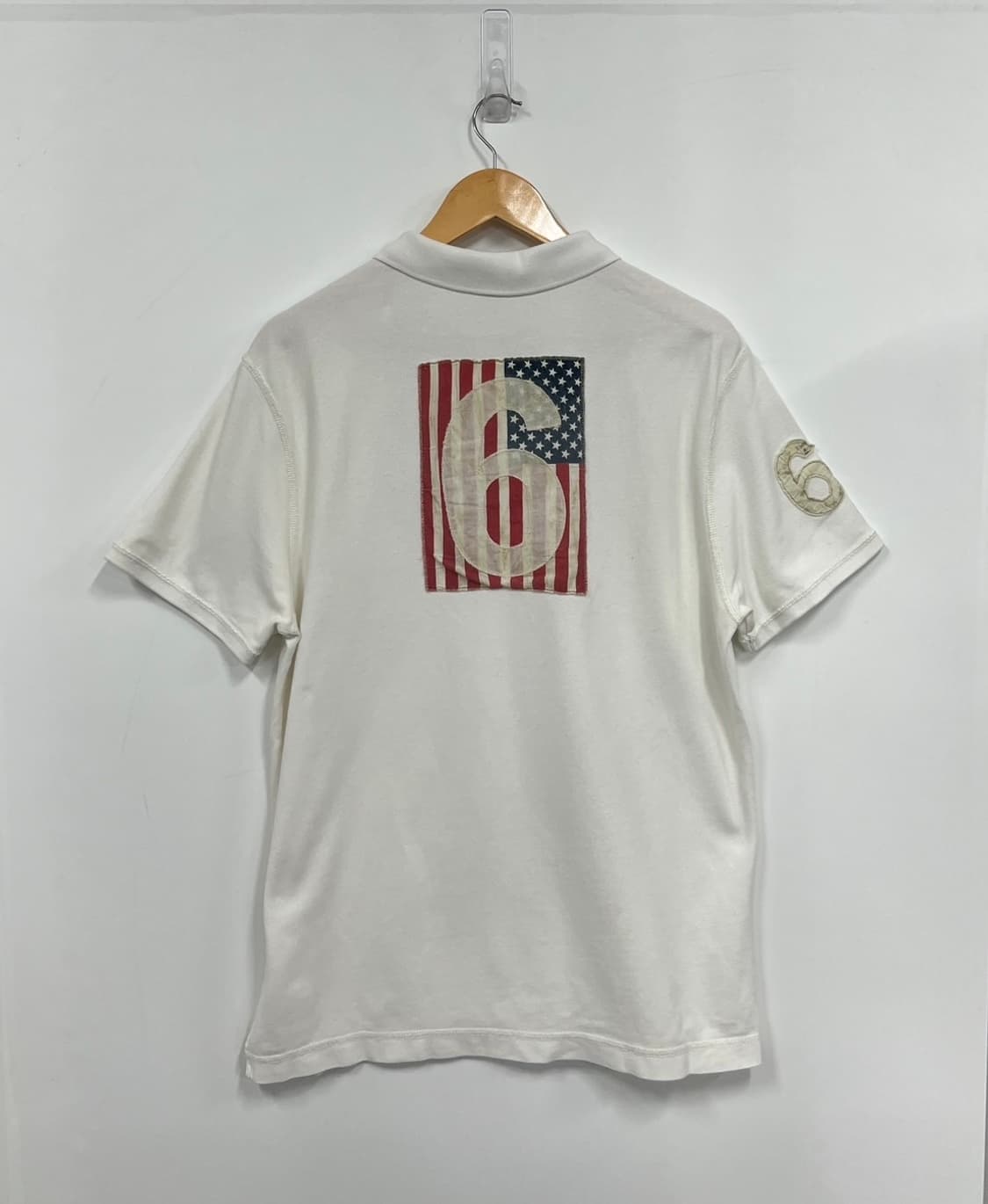폴로 랄프로렌 빈티지 USA 성조기 반팔 티셔츠 상품이미지8