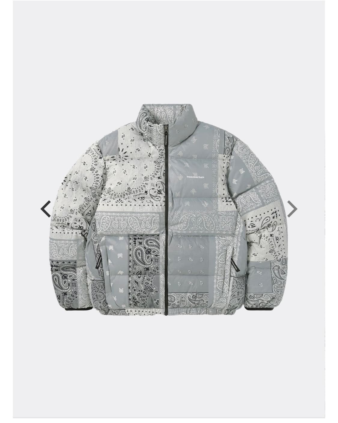 Thisisneverthat 반다나 패딩 m 상품이미지3