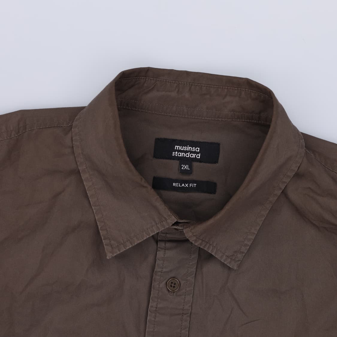 2XL 무신사스탠다드 긴팔셔츠 0317H1 상품이미지3