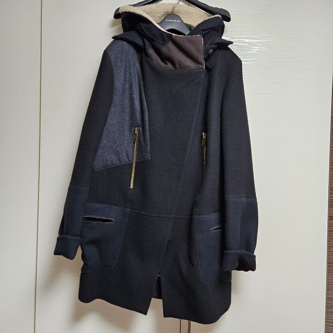 한섬 시스템 울코트 55 지퍼여밈 후드 상품이미지2