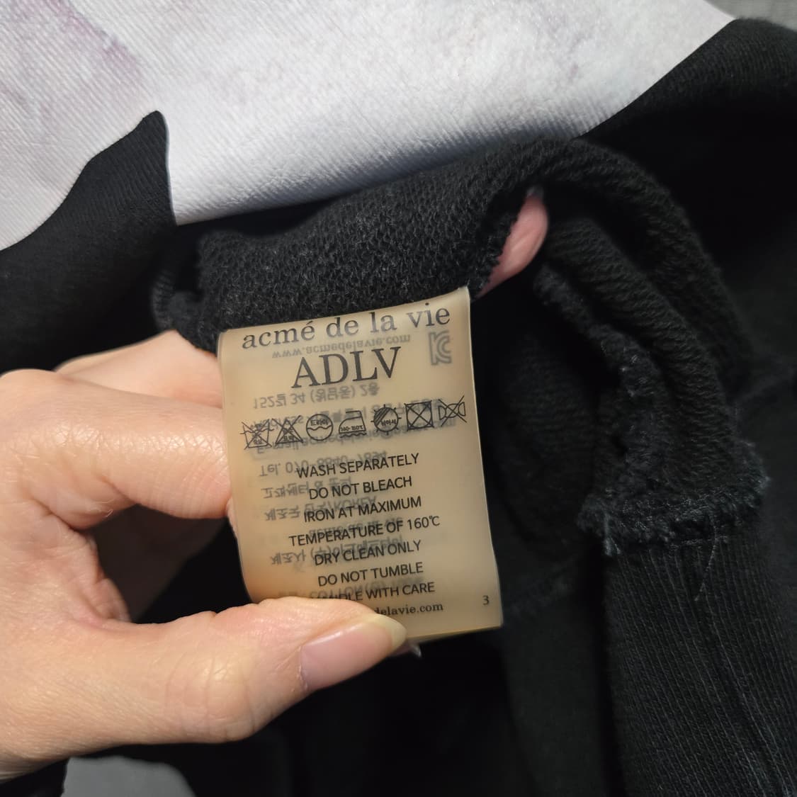 아크메드라비  프린팅 후드티 상품이미지5