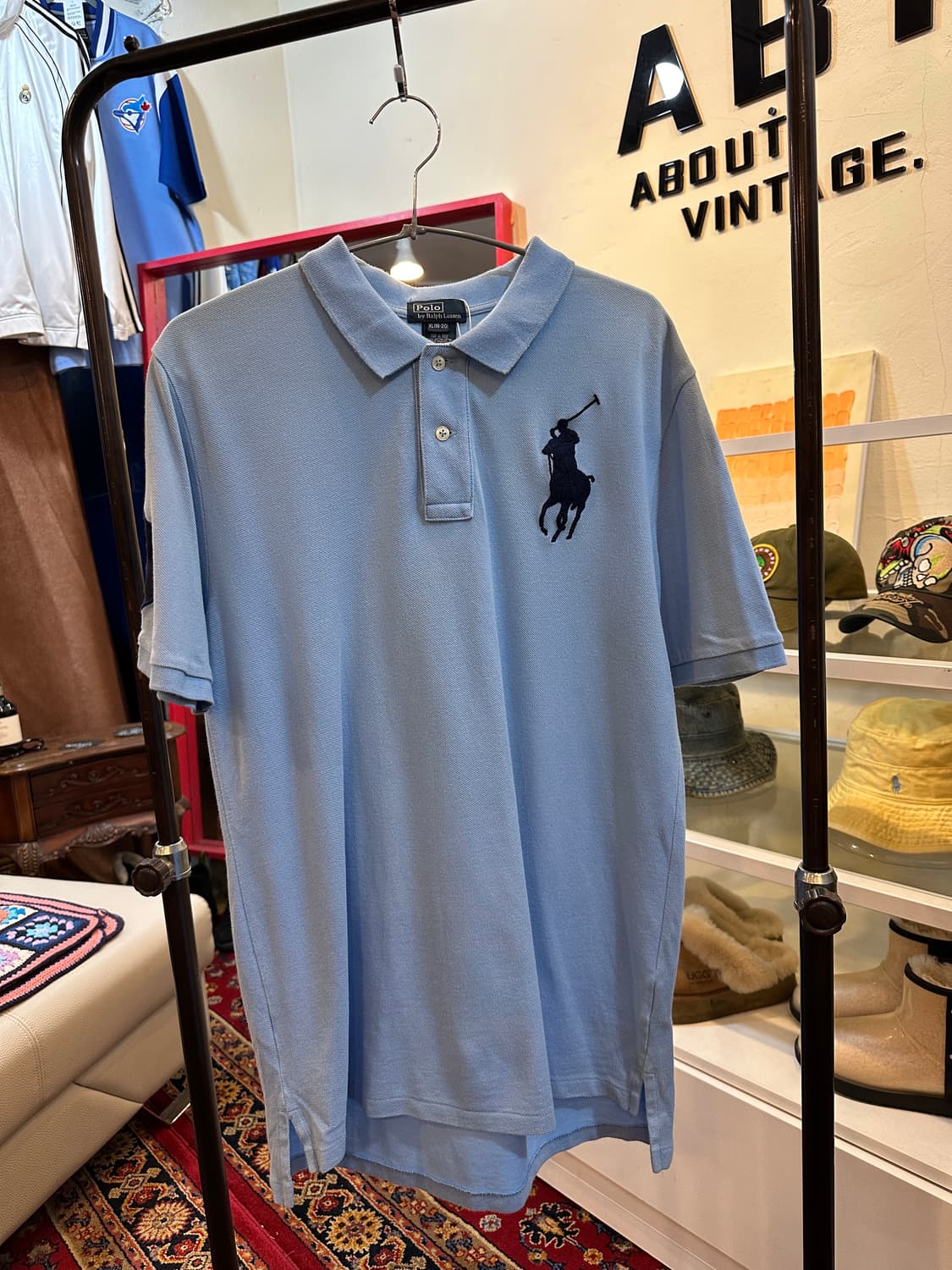 폴로 랄프로렌 빅포니 반팔 카라티 스카이블루 상품이미지1