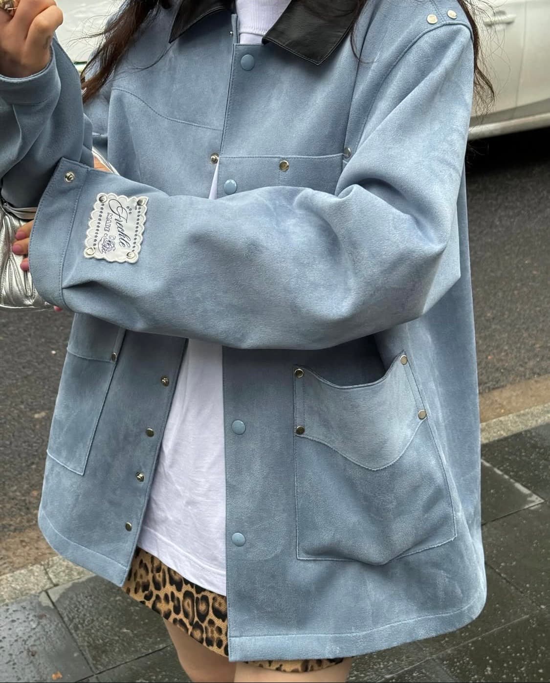 프레클 스터드 스웨이드 자켓(새상품) 상품이미지2