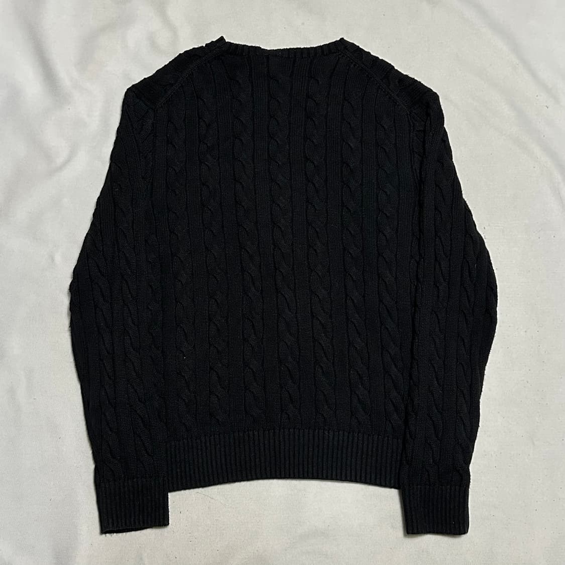 XL 폴로랄프로렌 블랙 케이블 니트 상품이미지3