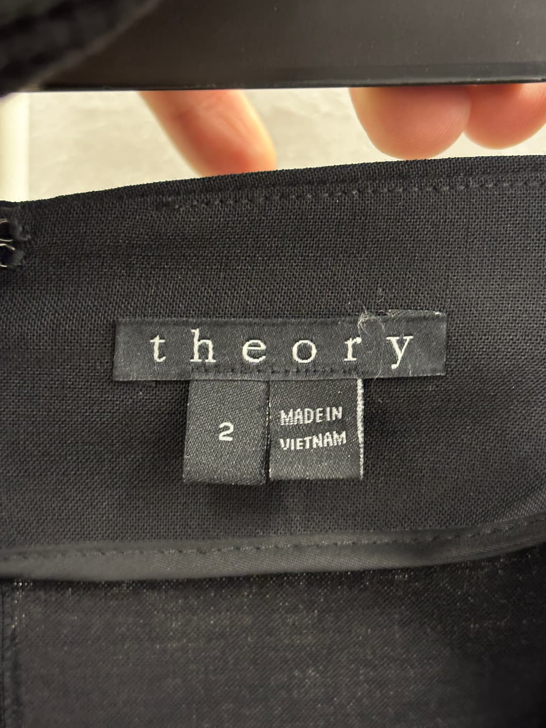 Theory 블랙 H라인 스커트 (사이즈 2) 상품이미지6