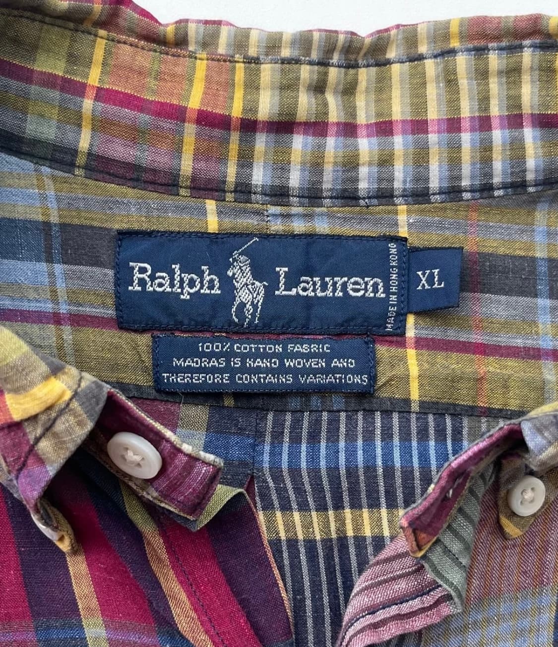 폴로 90‘s 마드라스 셔츠 상품이미지3