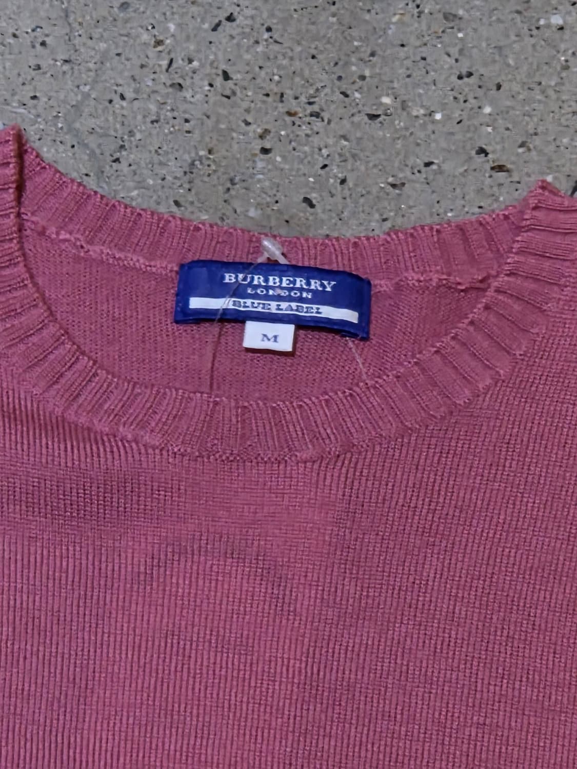 Burberry 버버리 딥핑크 반팔니트 상품이미지2