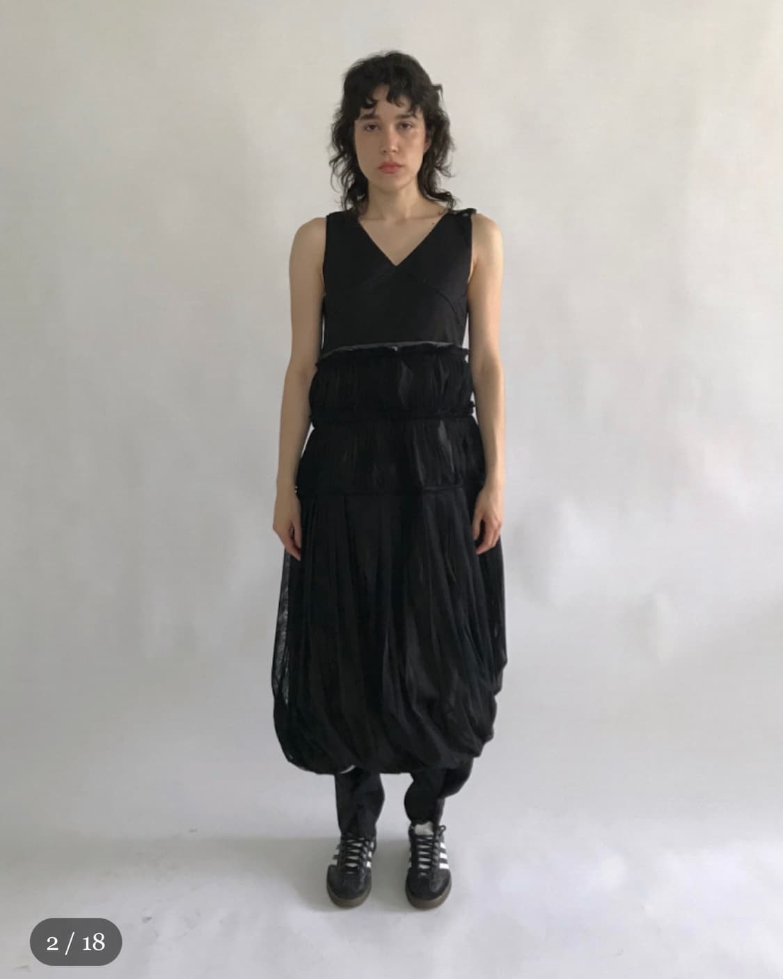eonts 2025ss SHASHA dress black 상품이미지1