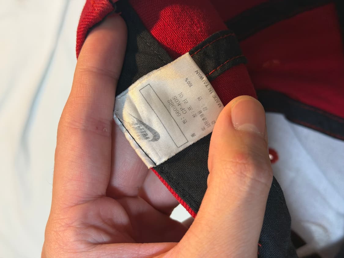 90s 나이키 빈티지 배색 볼캡 레드 네이비 상품이미지3