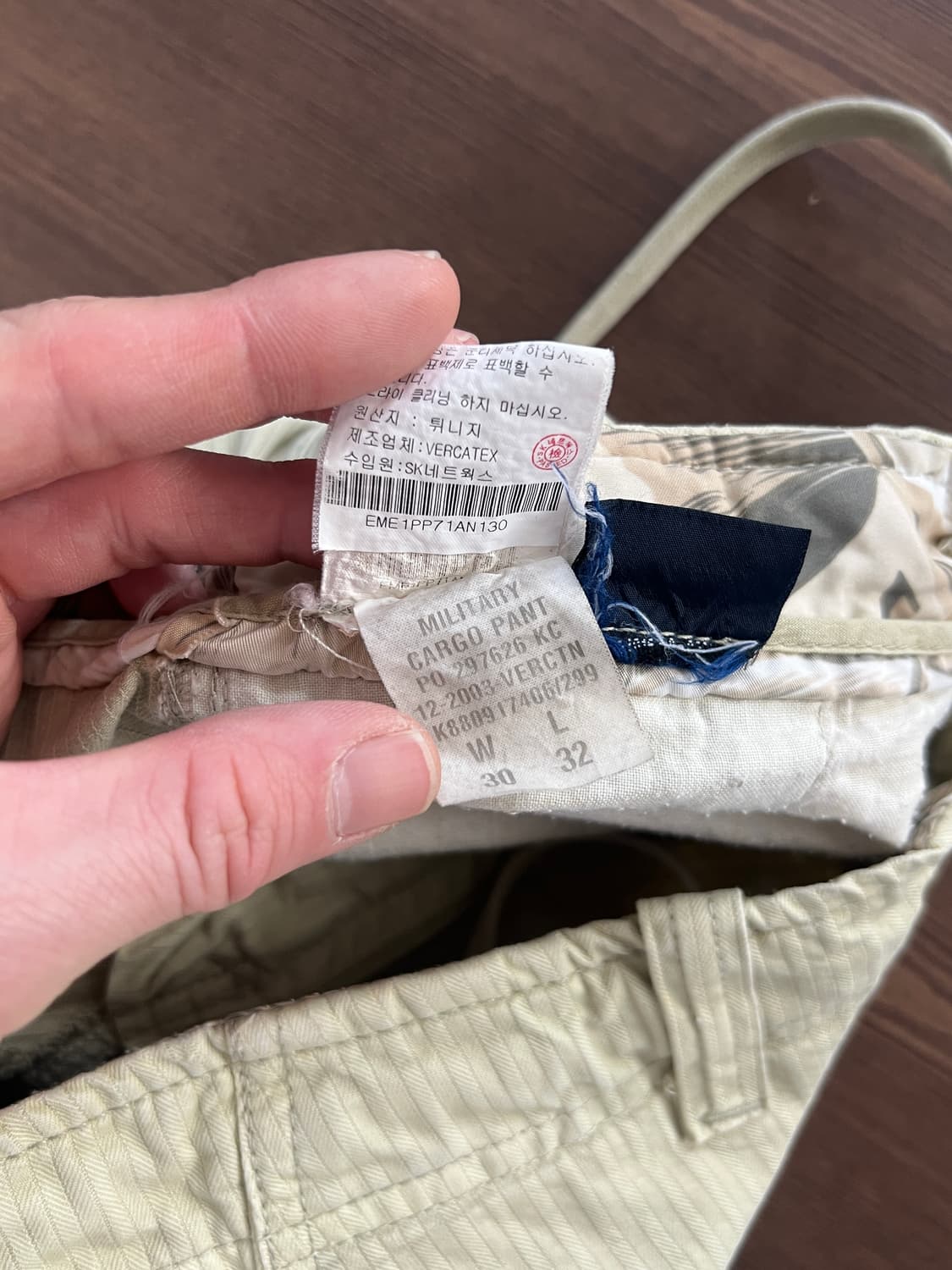 Tommy Hilfiger 타미힐피거 빈티지 밀리터리 스타일 카고 팬츠 상품이미지8