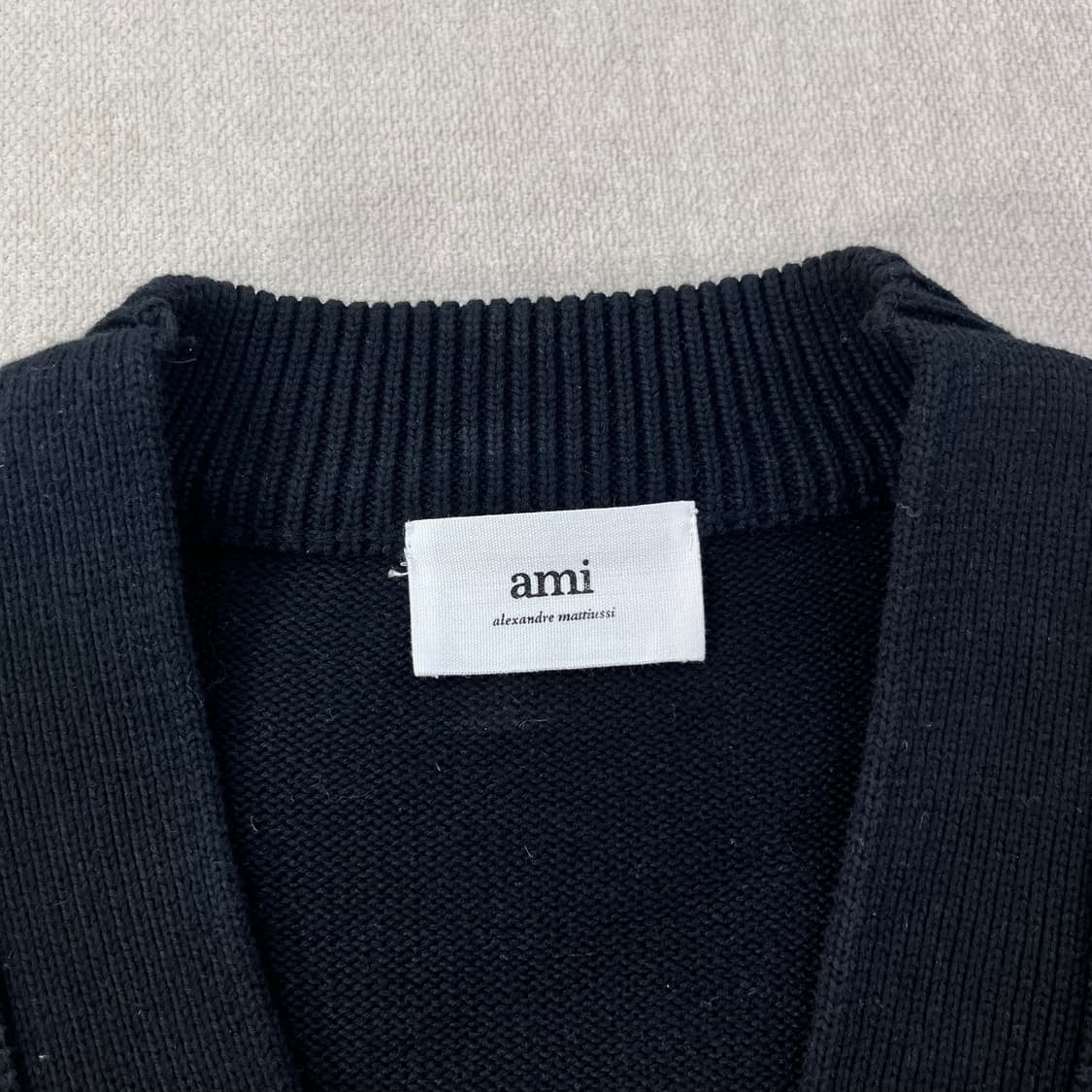 100 아미 하트 빅로고 가디건 상품이미지3