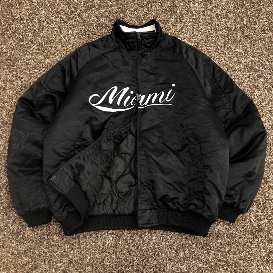 세컨모놀로그 투웨이 마이애미 베이스볼 트윌 점퍼 상품이미지1