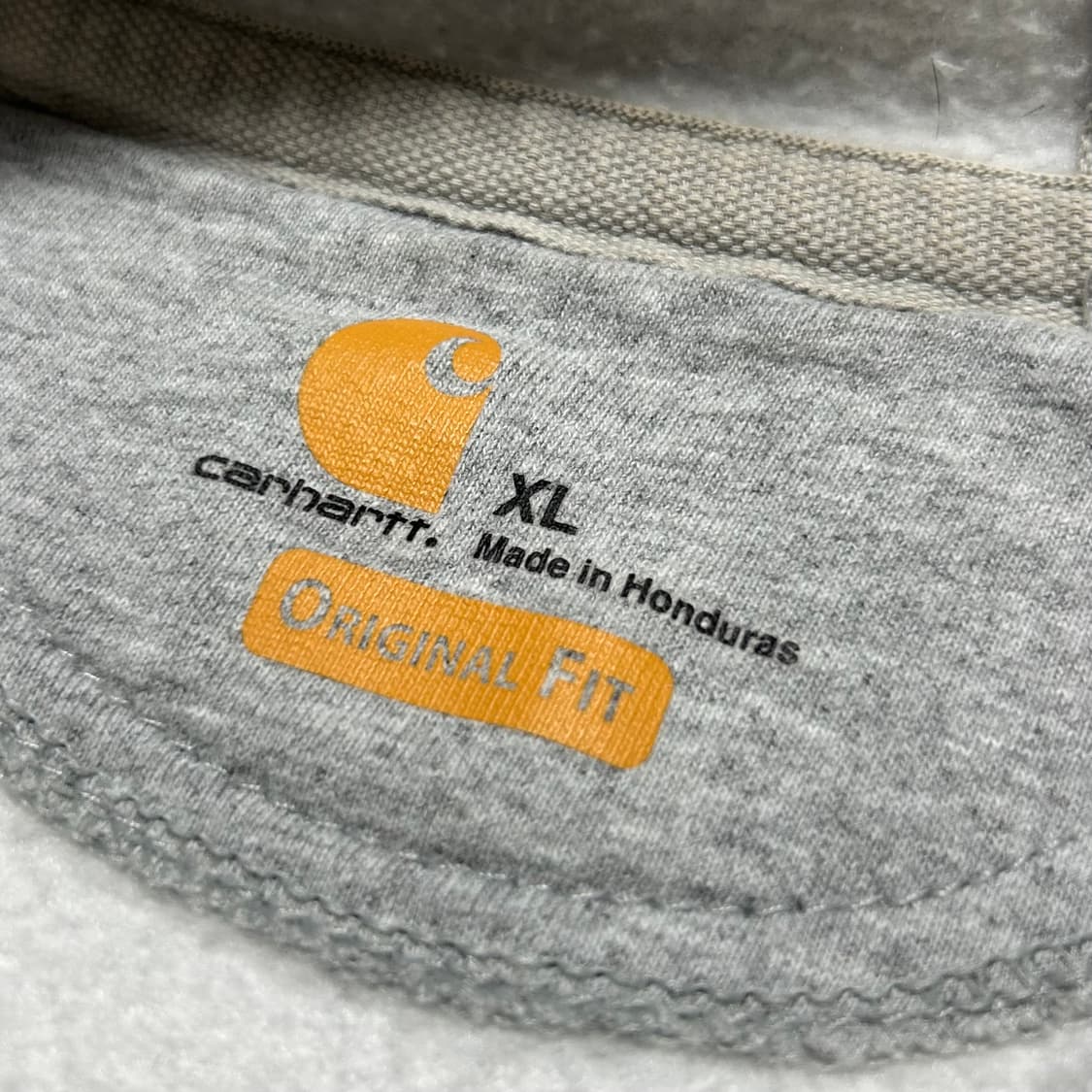 [XXL] Carhartt 칼하트 미드웨이트 기모 그레이 후드티 상품이미지7