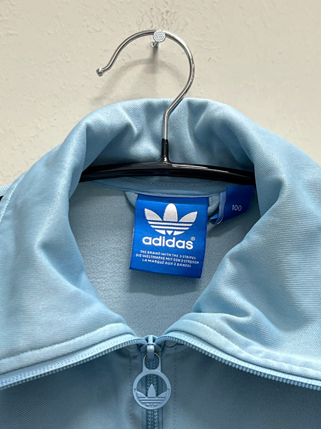 아디다스 올드스쿨 독일 트랙탑 져지 스카이블루 상품이미지4