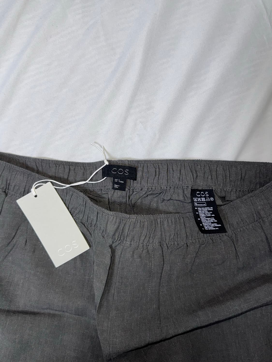 코스 린넨 이지팬츠 차콜 M 상품이미지3
