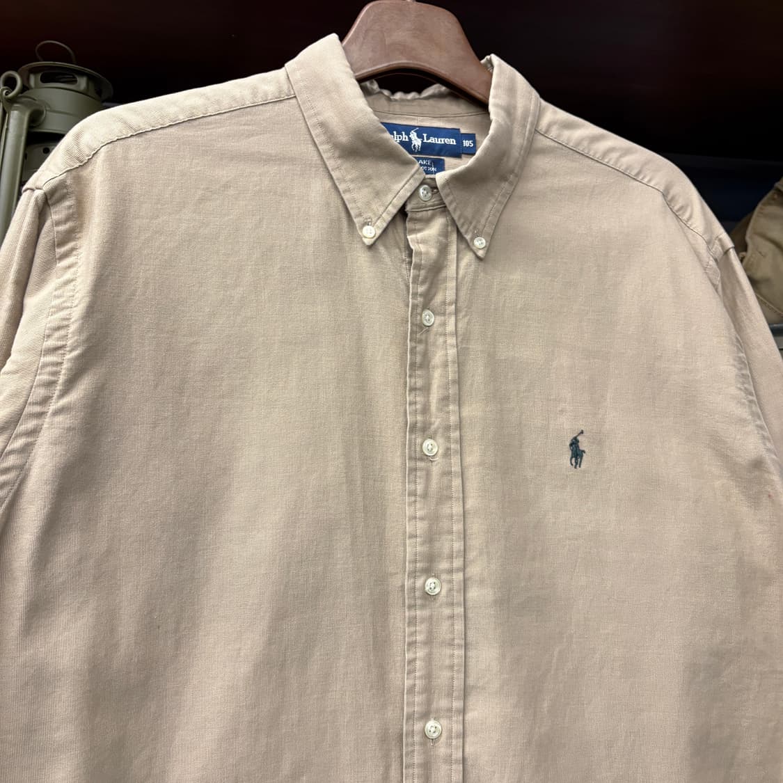 90s 폴로 랄프로렌 블레이크 루즈핏 버튼다운 코튼셔츠 N747 상품이미지3