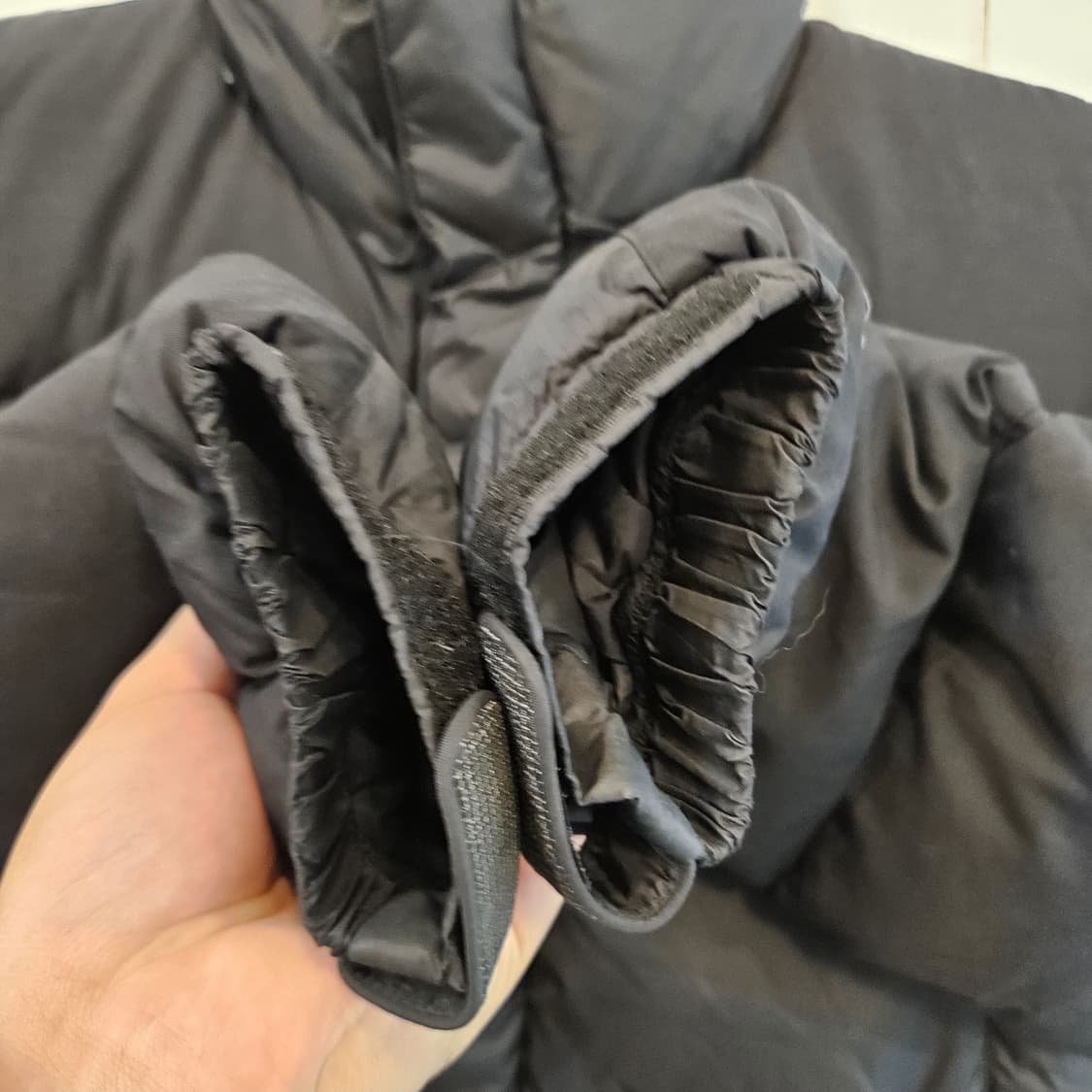 실측100(L) 코오롱 800필 윈드스토퍼 패딩 상품이미지5