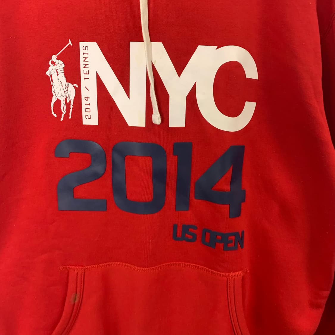 폴로 랄프로렌 us 오픈 레드 후드티 상품이미지4