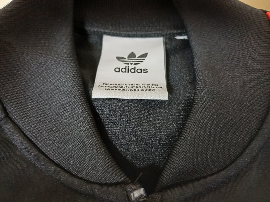 아디다스 슈퍼스타 DMC 트랙탑 져지 블랙/레드 상품이미지3