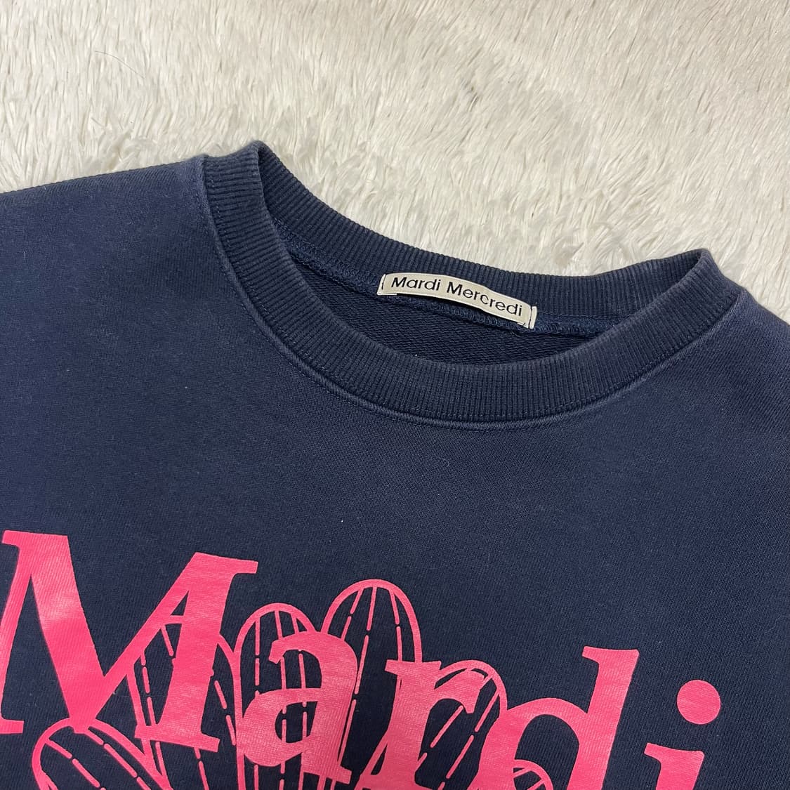 Mardi Mercredi Navy Sweatshirt 상품이미지6