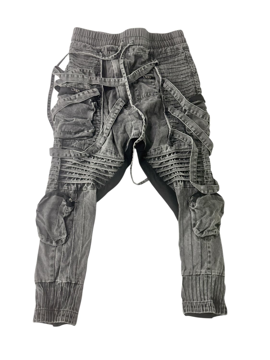 빈티지 고프코어 그레이 새깅팬츠 상품이미지1