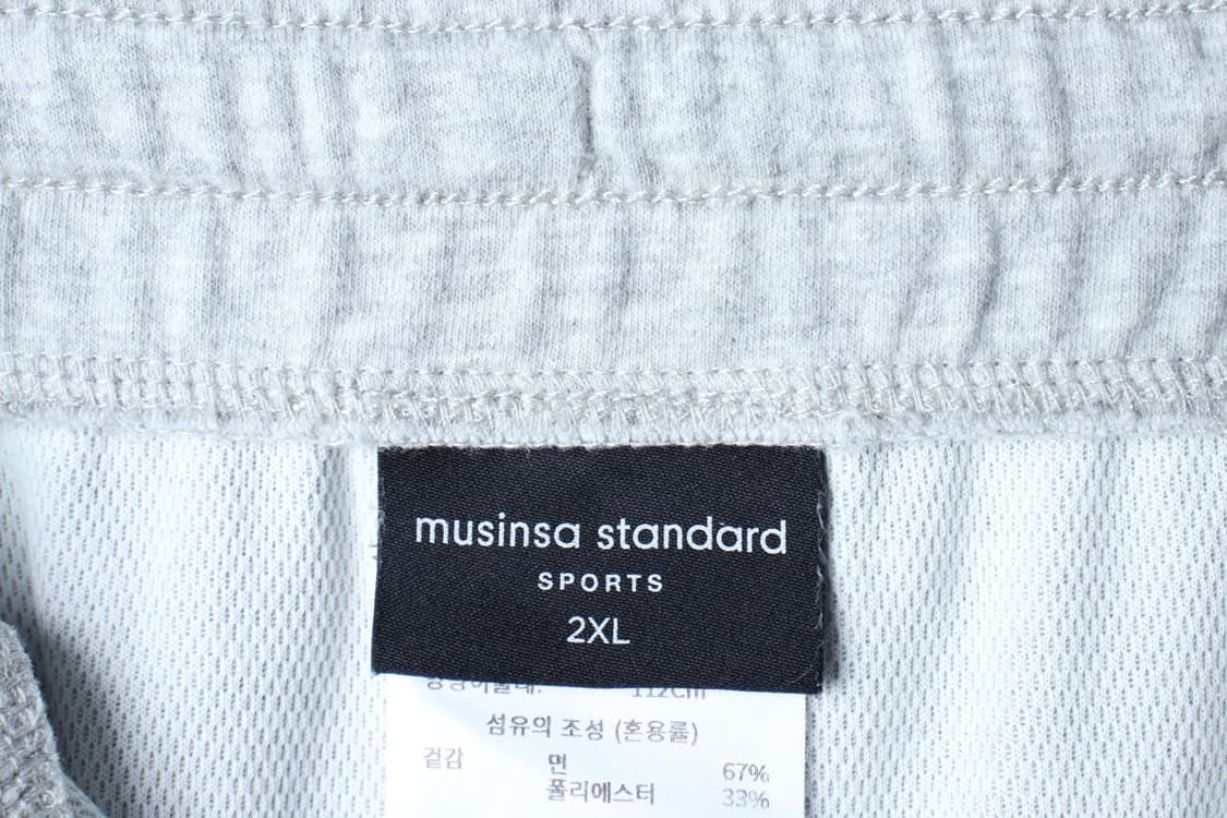 (2XL) 무신사 스탠다드 반바지 팬츠 빅사이즈 밴딩 투턱-P9845 상품이미지6