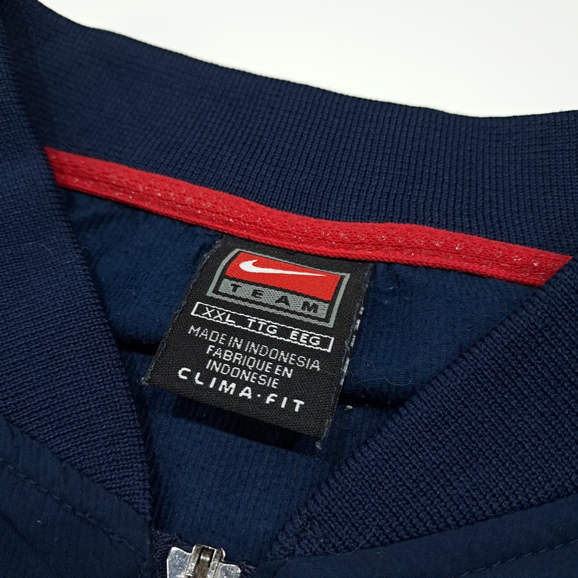 CK145 2XL 나이키 00s 팀 네이비&레드 쉴드자수 바람막이 웜업 상품이미지3