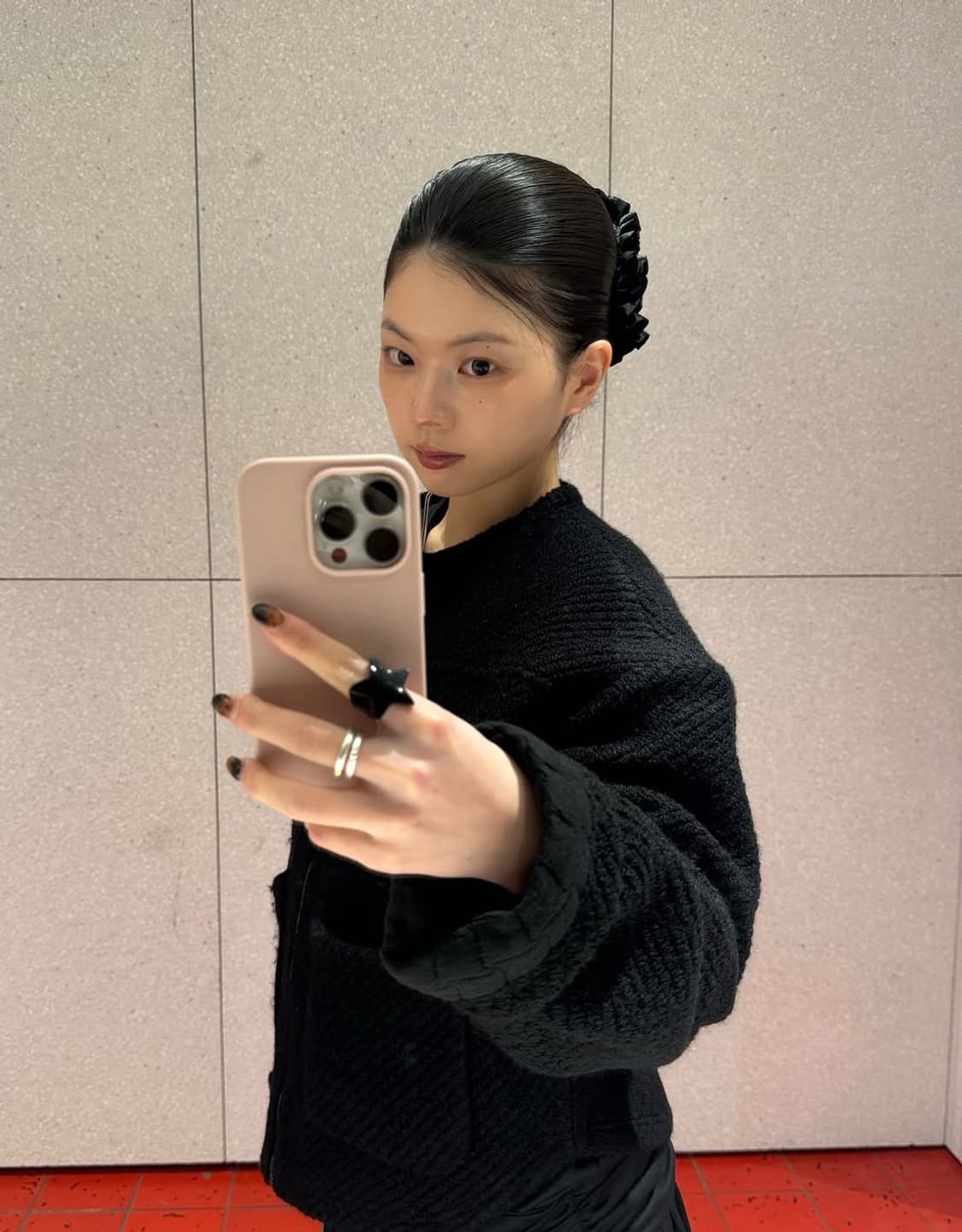 테레루 Crewneck Jacket (black) 상품이미지1