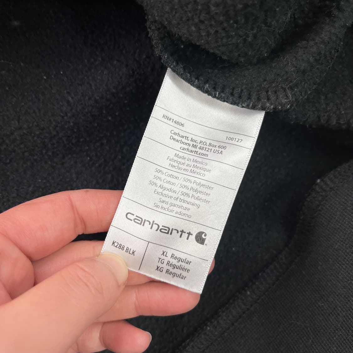 110 칼하트 WIP 사이드라인 후드티 상품이미지5