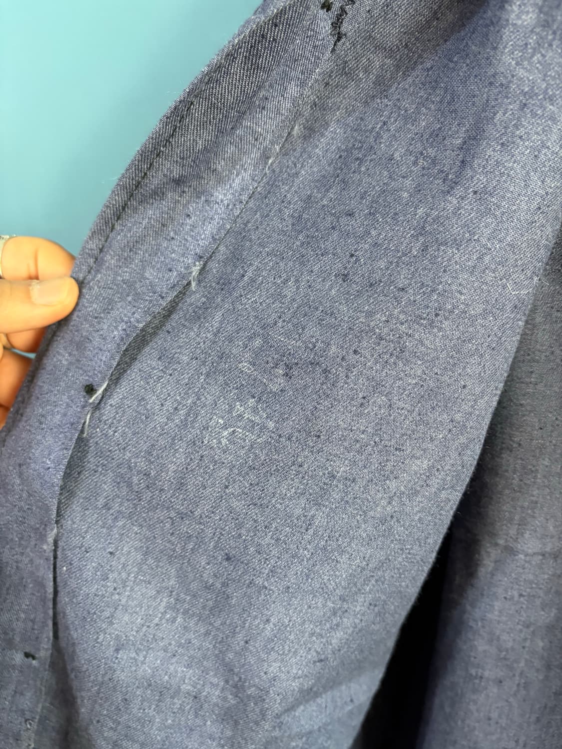 70-80s vtg Chambray Workwear Jacket.  상품이미지8