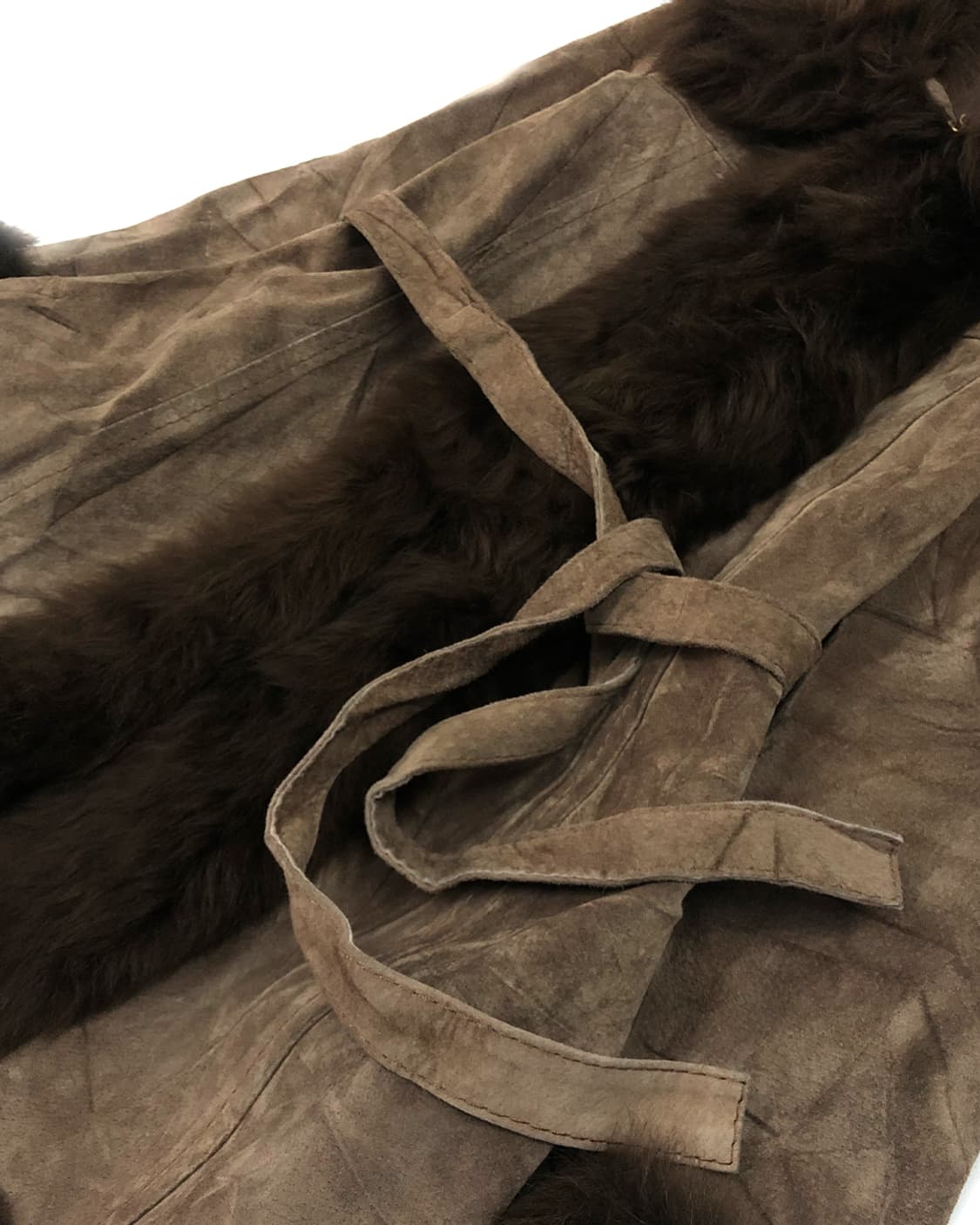 vintage 돈피 트리밍 퍼 자켓  상품이미지6