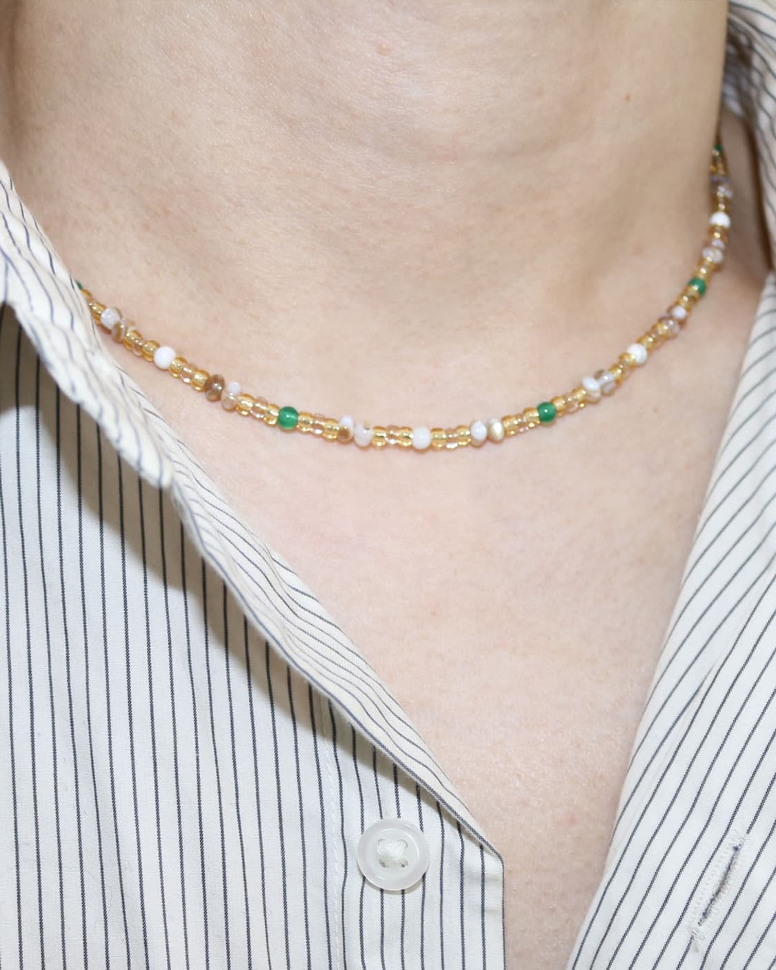 멀티 비즈 목걸이 ( Y ver ) 상품이미지5