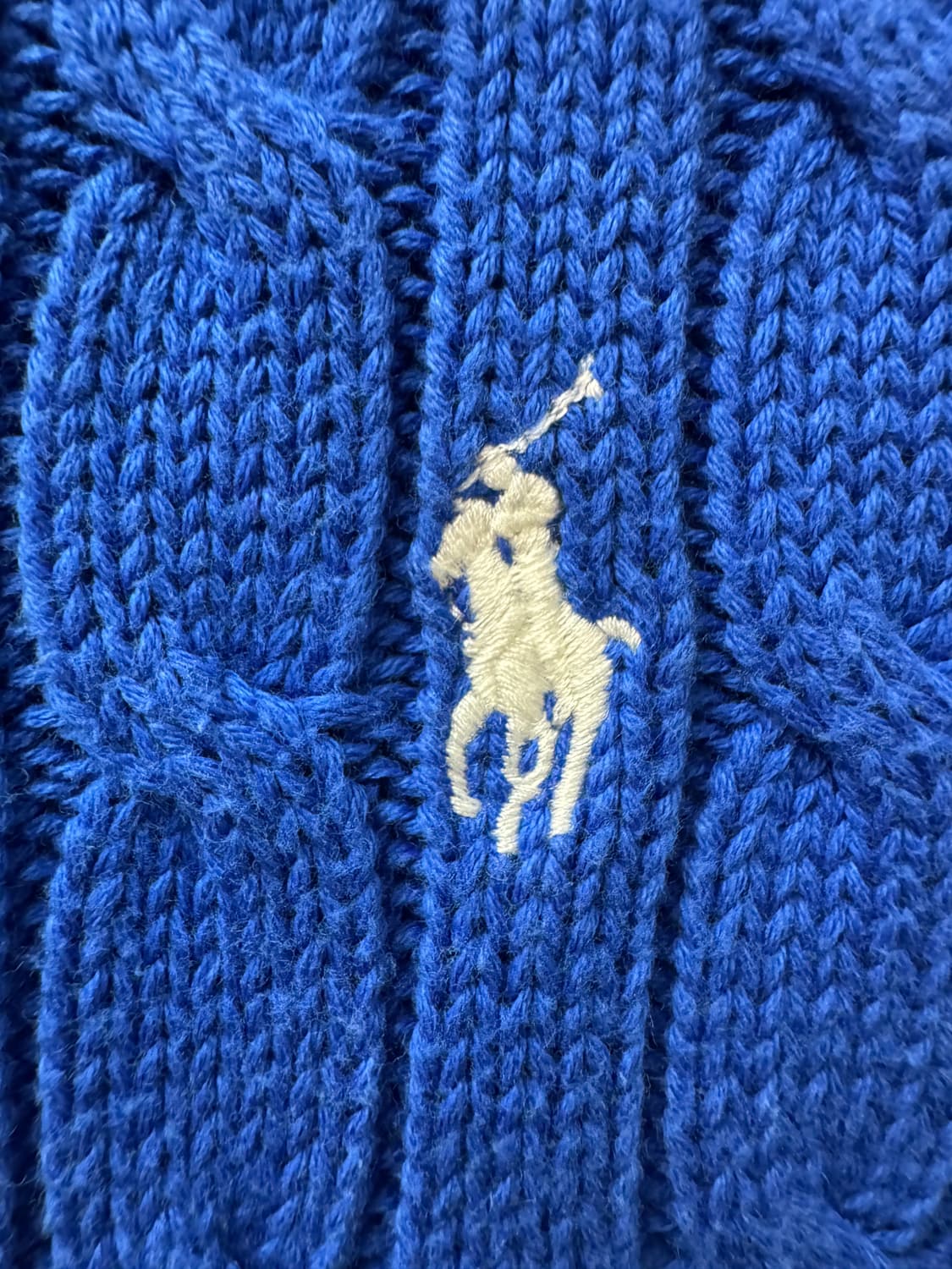 폴로랄프로렌 로고 꽈배기 터들넥 니트 S(XS~S) 상품이미지3