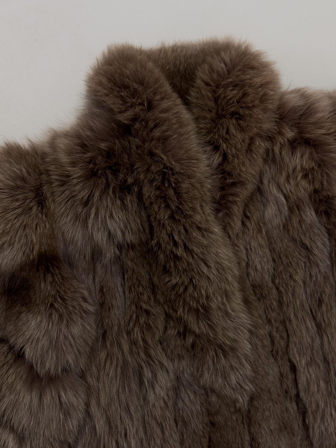 사가 폭스 퍼 자켓 상품이미지5