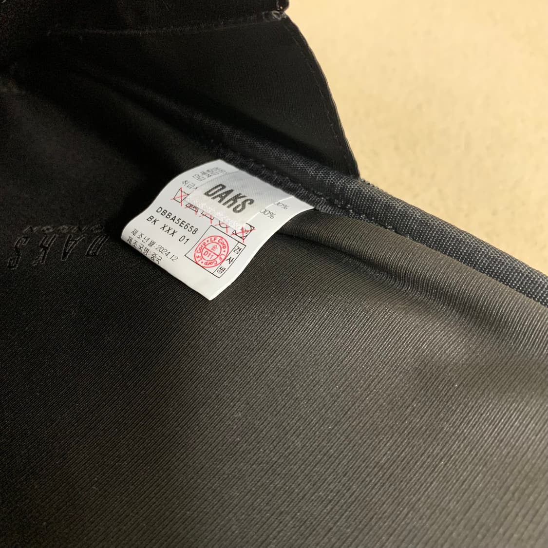 [새상품] 닥스ACC 아폴로 CUBE 백팩(블랙) 직장인백팩 가방 상품이미지8