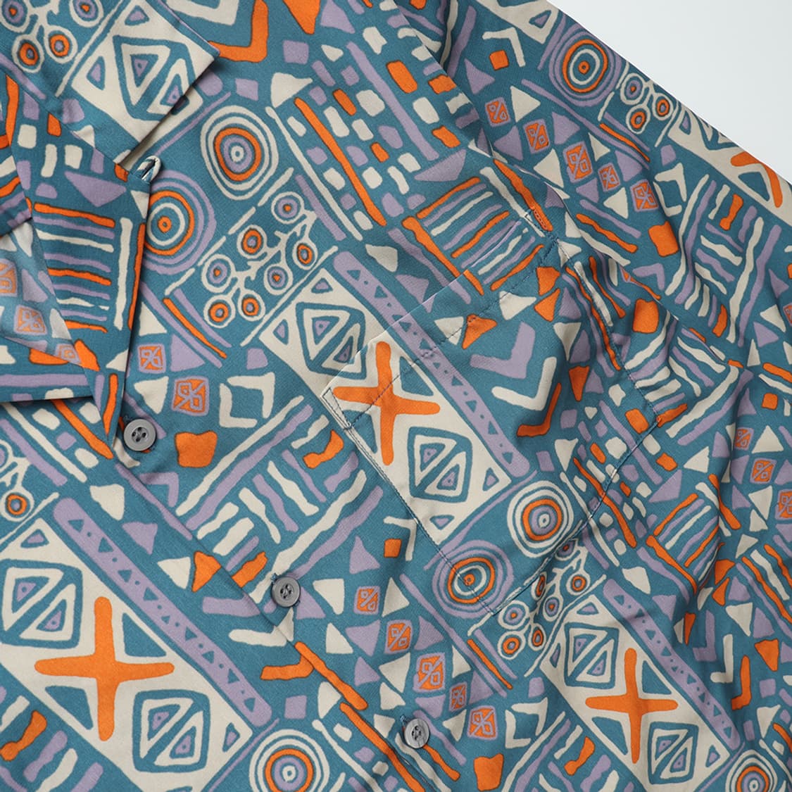 빔즈 BEAMS Print Open Collar Shirt 상품이미지7
