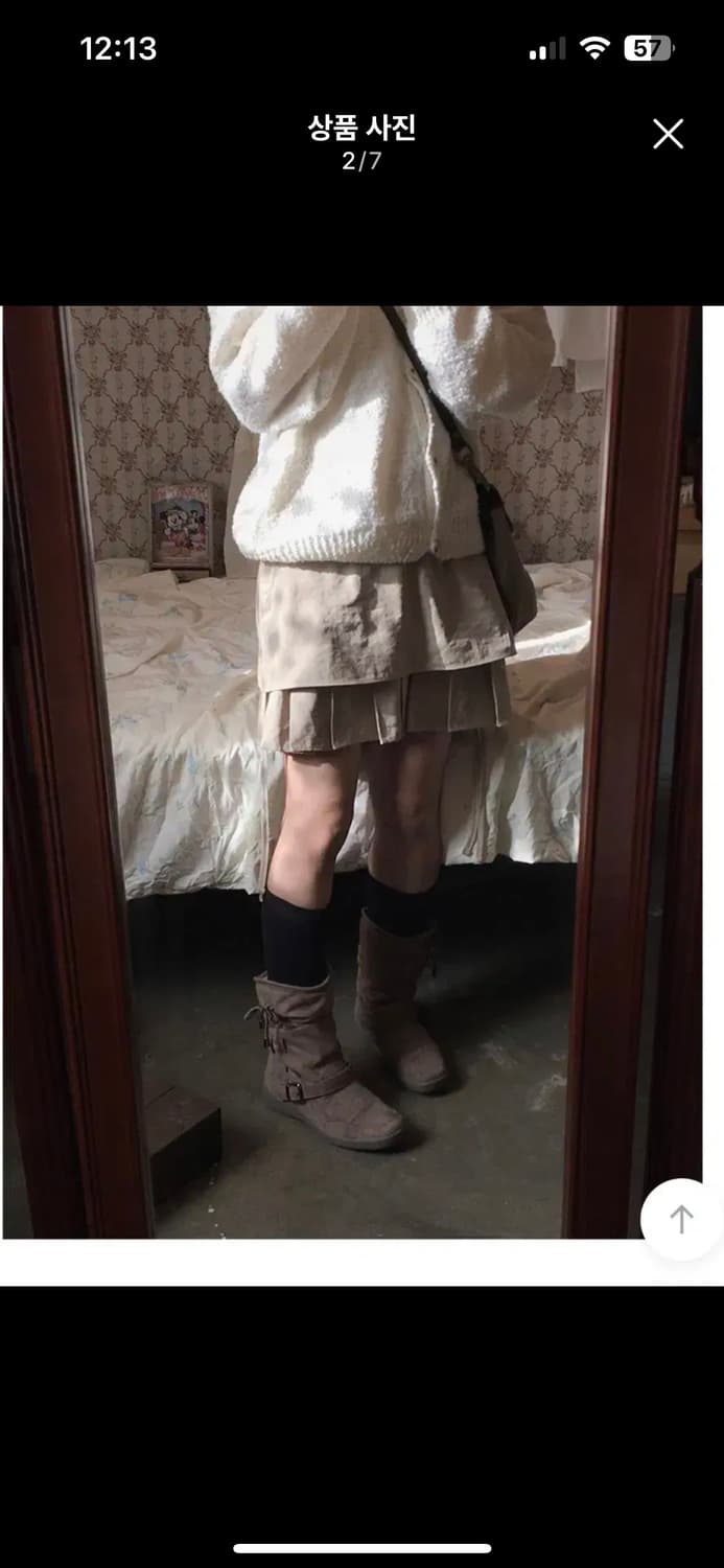 카모 빈티지 스커트 모리걸 모리룩 상품이미지3