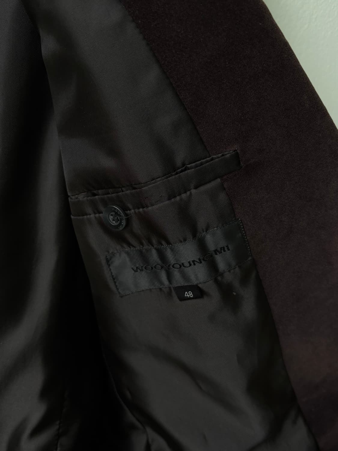 우영미 벨벳 테일러드 자켓 상품이미지9