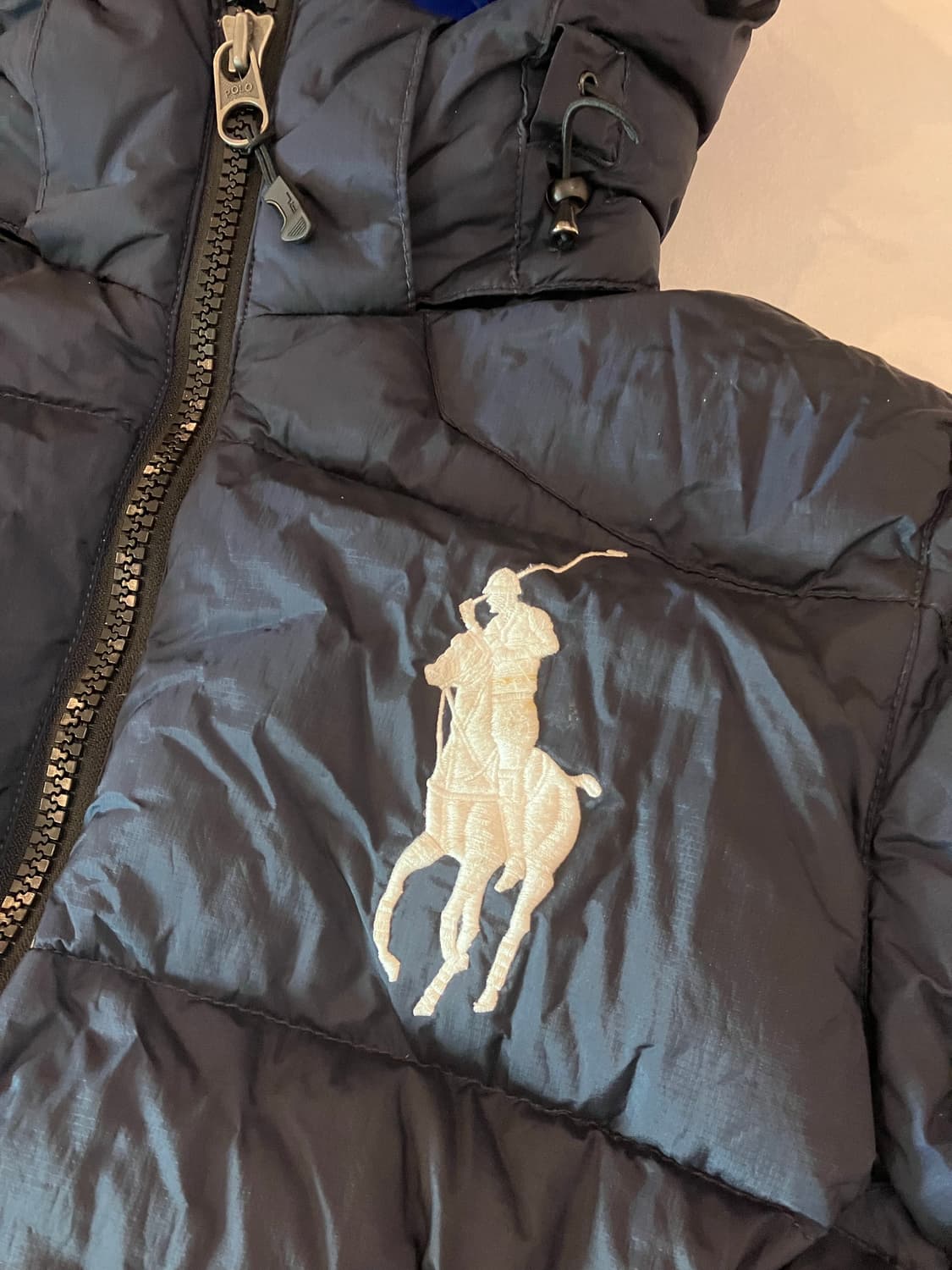 폴로 랄프로렌 빅포니 치프키프 패딩 네이비 상품이미지2