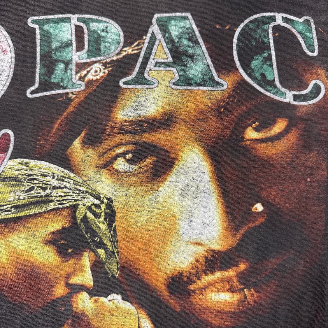 빈티지 90s Tupac California Love 투팍 랩티셔츠 상품이미지8