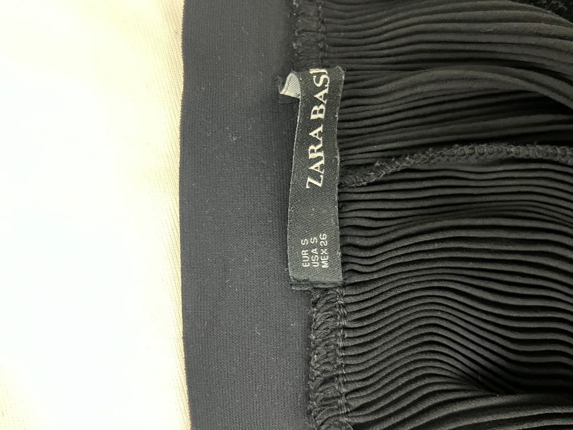 ZARA 블랙 팬츠 S 사이즈 상품이미지3