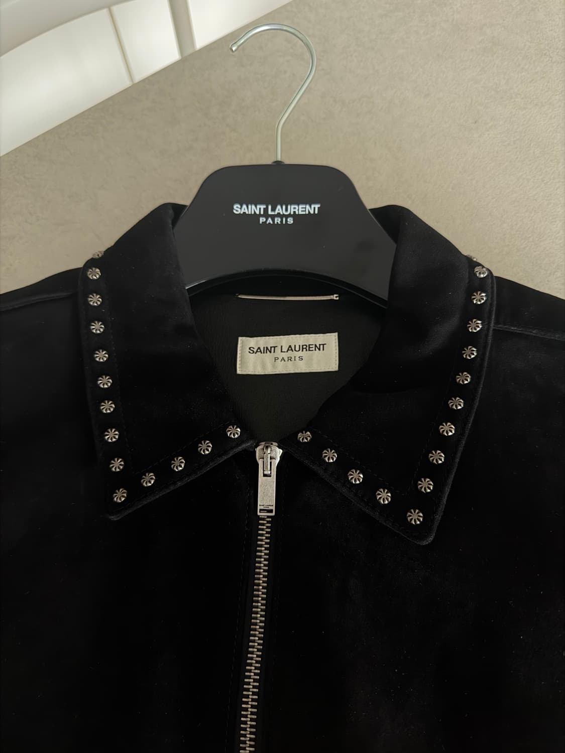 생로랑 스터드 스웨이드 자켓 54 상품이미지2