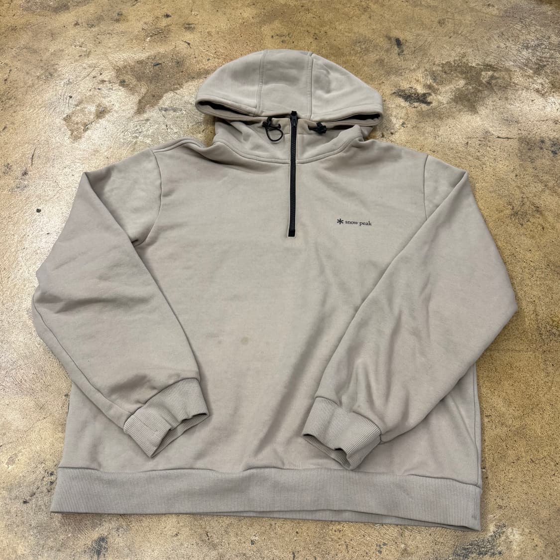  [정품/105] 스노우피크 하프집업 후드티 베이지 b15 상품이미지2