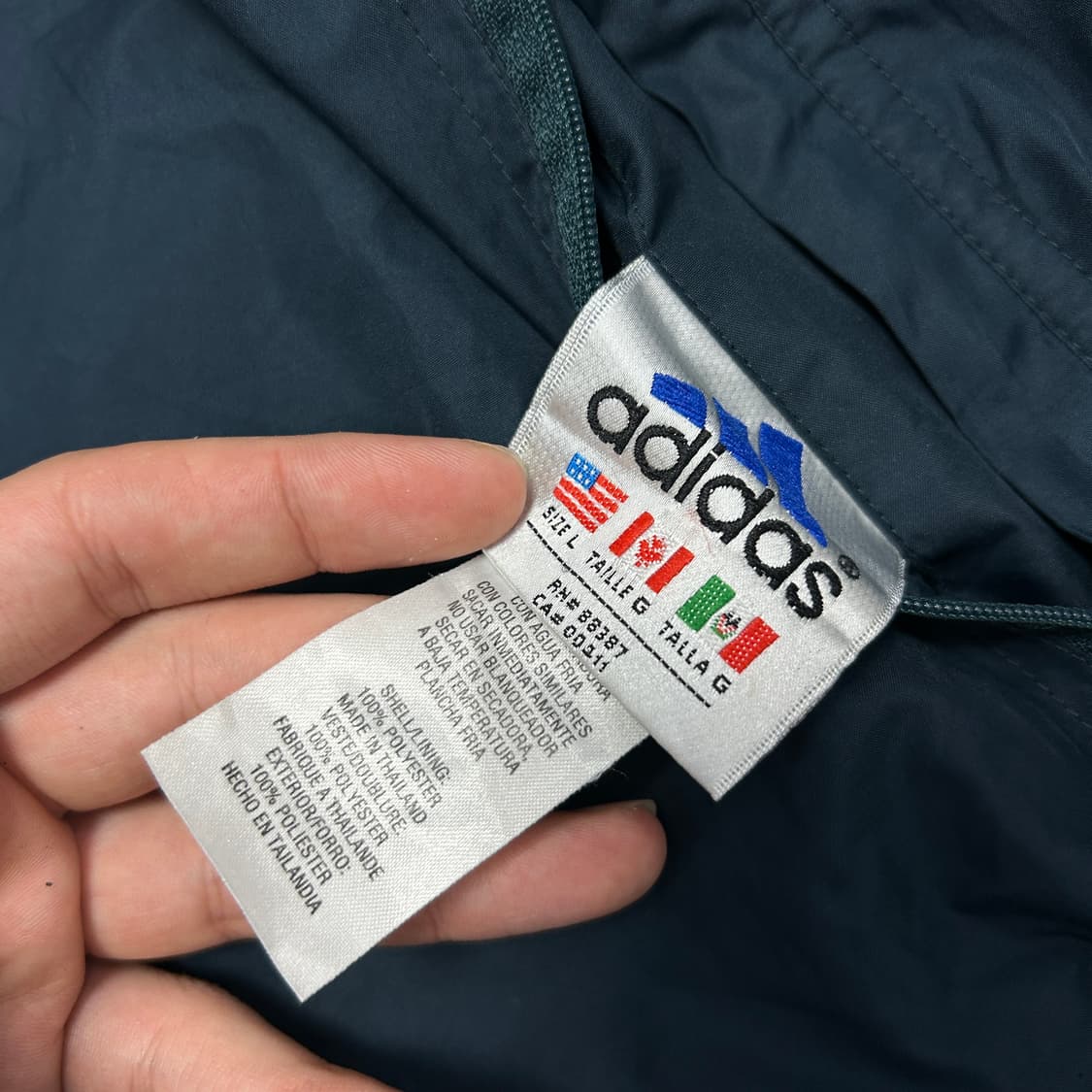 아디다스 딥그린 올드스쿨 리버시블 트랙자켓(L) 상품이미지6
